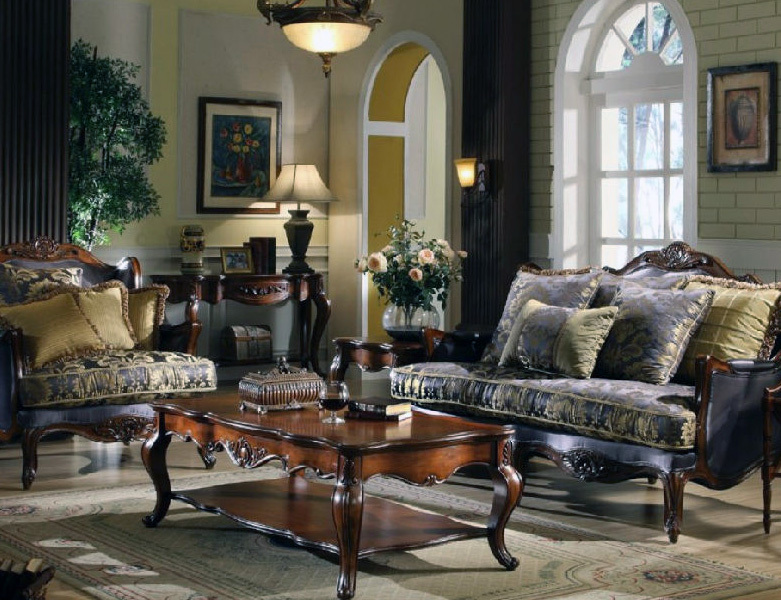 华丽的大户型美式家具客厅装修效果图