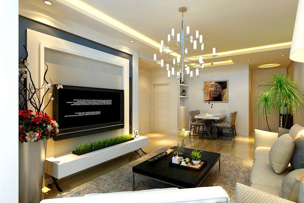 150平米现代奢华风格别墅走廊橱柜设计装修效果图