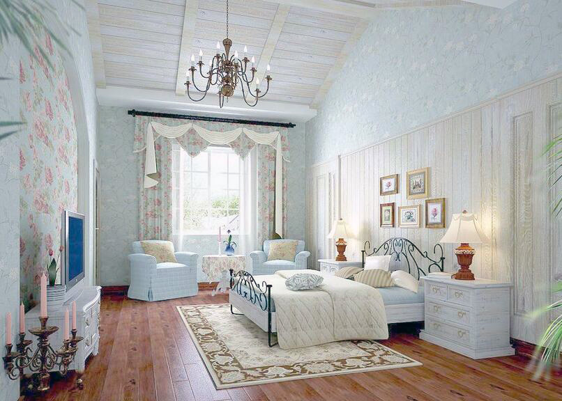 2016大户型地中海风格卧室装修效果图实例