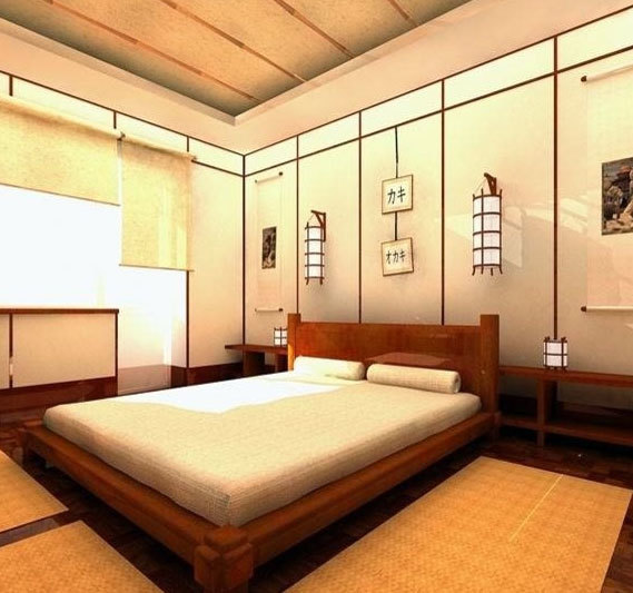 118平米复式楼卧室榻榻米床装修效果图