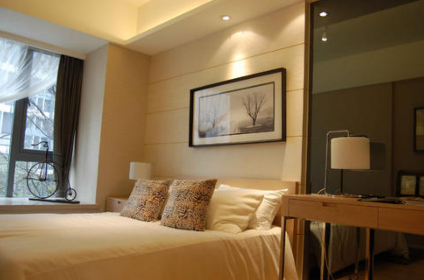 20平米单身公寓欧式风格卧室灯装修效果图