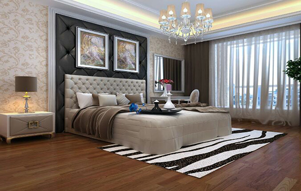 90平米精美的简欧风格卧室装修效果图