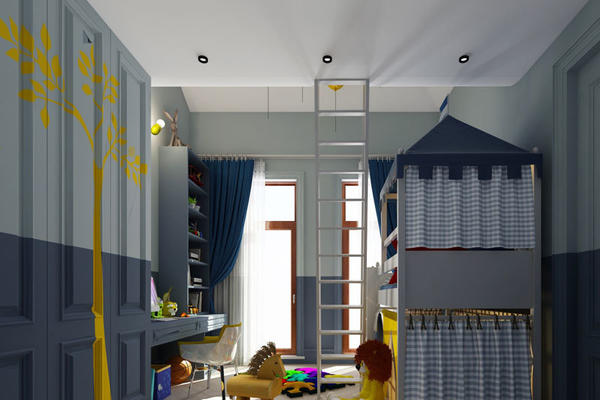 地中海风格精美儿童房设计装修效果图