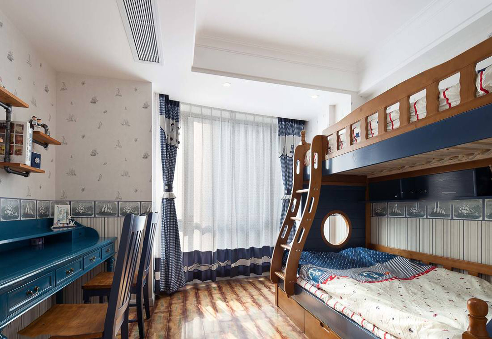 地中海风儿童卧室效果图
