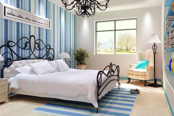 两室一厅地中海风格交换空间卧室装修