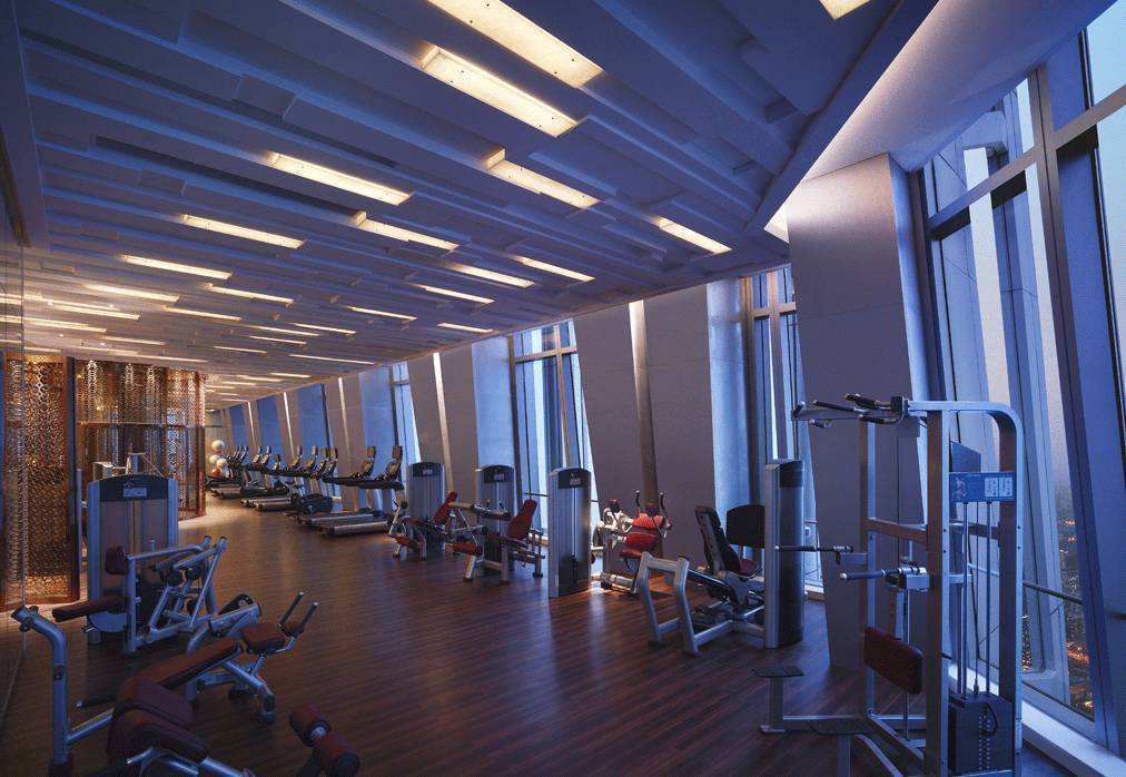110平米复式楼豪华欧式健身房风格装修效果图