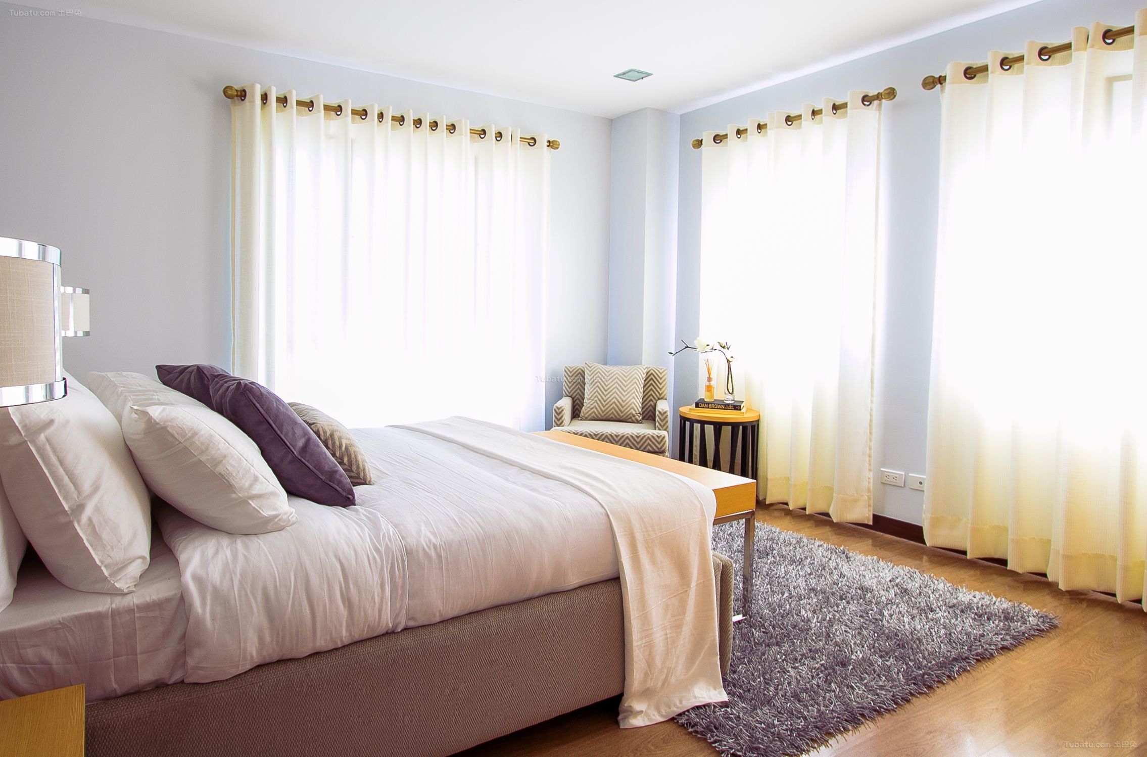 135平米房子欧式古典风格窗帘颜色装修效果图