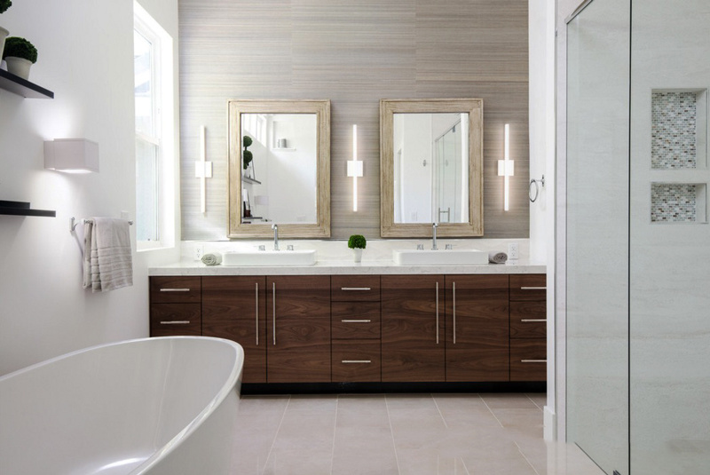美式风格大户型精致卫生间浴室柜装修效果图