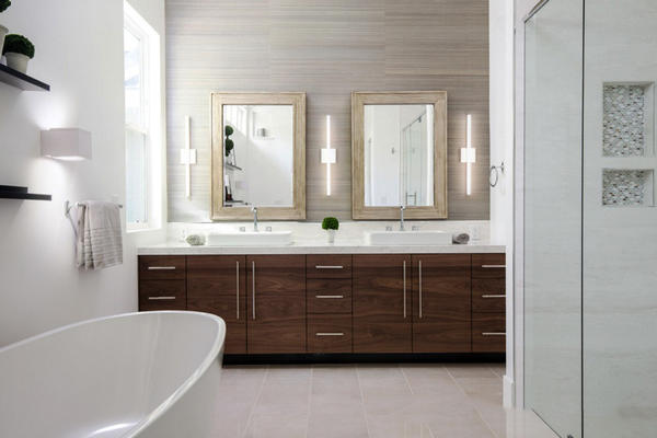 美式风格大户型精致卫生间浴室柜装修效果图
