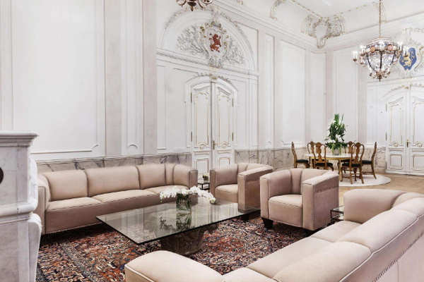 90平米房子简约美式风格白色沙发装修效果图