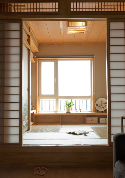 70平米现代简约日式风格客厅装修效果图