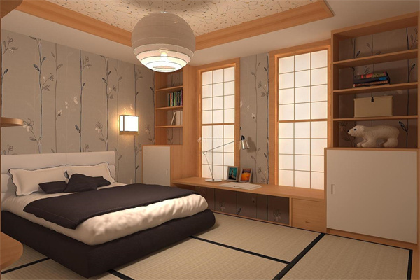 日式风格卧室设计说明图片