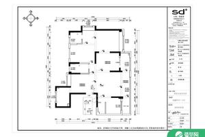 148平方超酷婚房设计案例，开放式+动静分区+隐形灯线！