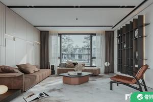 武汉尚层装饰380平方米都市简约私宅 把握室内空间结构布局