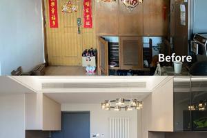 100平方老房翻新案例，广州爱空间装饰打造高颜值科技宅！