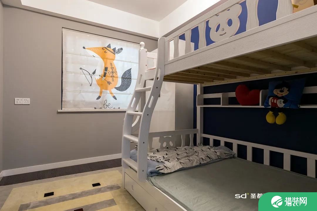 湖州圣都装饰：好看又实用的儿童房设计，再过10年也能住！