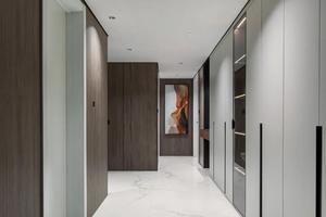 170平方现代轻奢风装修实景 嵌入式柜体让走廊“活”起来！