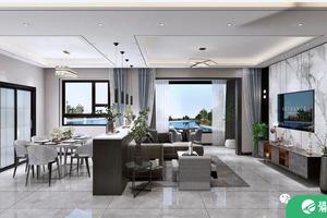 115平方米现代简约风装修实景 简洁且高级的三居室