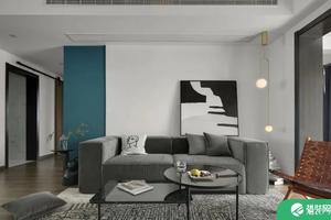 室内装修资讯 “墙面双拼色搭配”，增加空间层次感