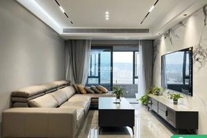 90平方现代简约风三居室装修实景，重庆天怡美分享