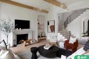 黑白主色调的现代极简主义住宅 梦寐以求的家居氛围