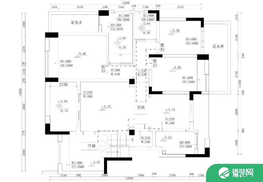 500平新中式别墅装修效果图