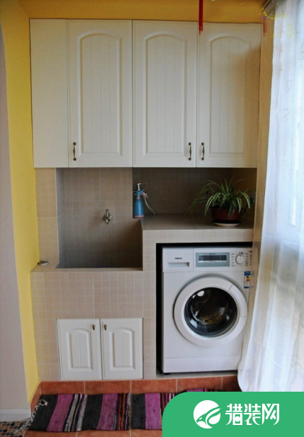 阳台小怎么设计洗手盆和洗衣机?多种实用的组合方法大全解!