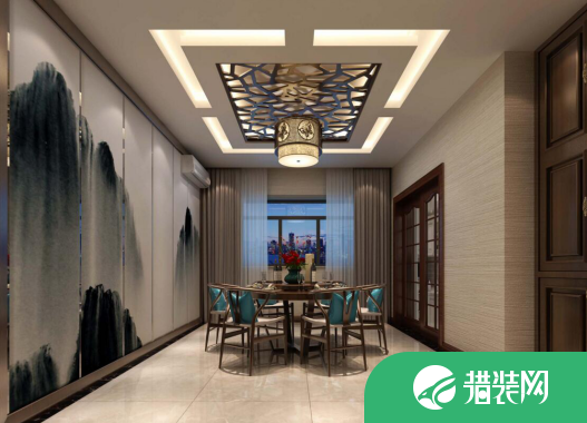 新中式风格吊顶装修效果图，呈现古今结合的风韵之美!