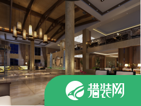 南京现代中式风格酒店装修效果图展示