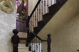 欧式风格楼梯装修效果图，浪漫与奢华交织的装修设计!