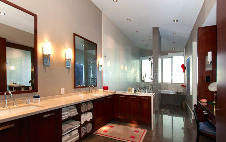 中式风格整体浴室装修效果图