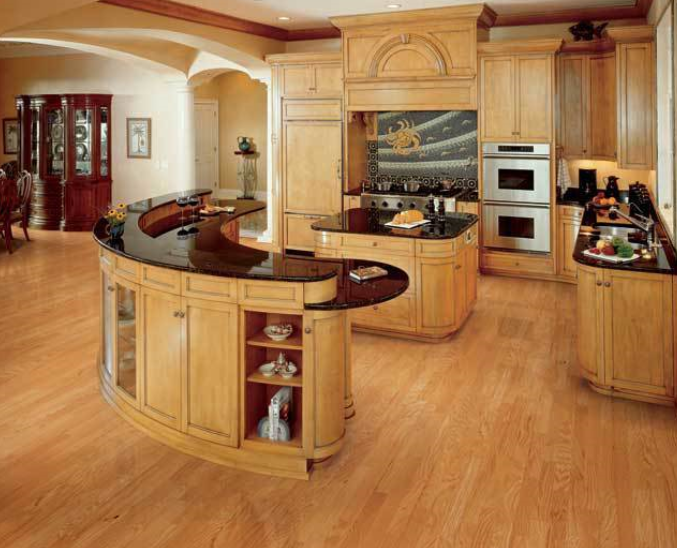 北欧风格厨房地板设计效果图