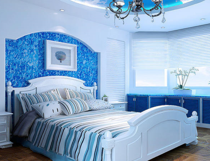 地中海风格家具卧室装修效果图