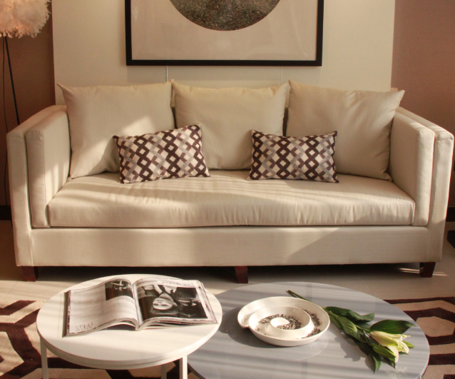 现代简约风格一居室沙发装修设计图