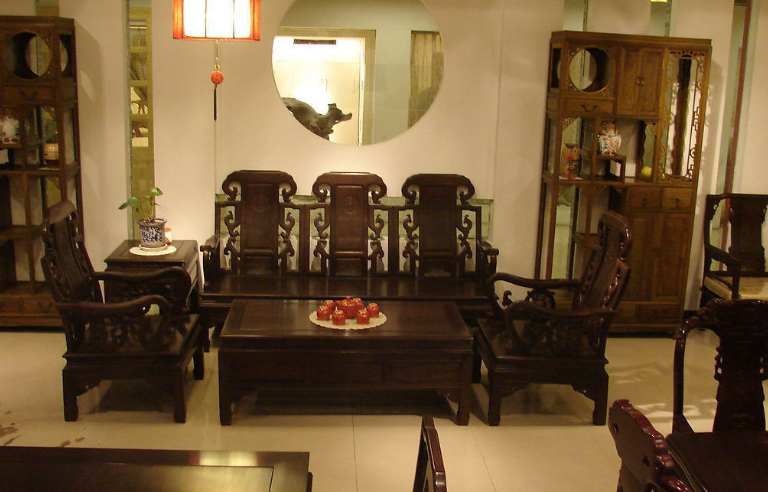 中式复古新古典家具装修搭配图