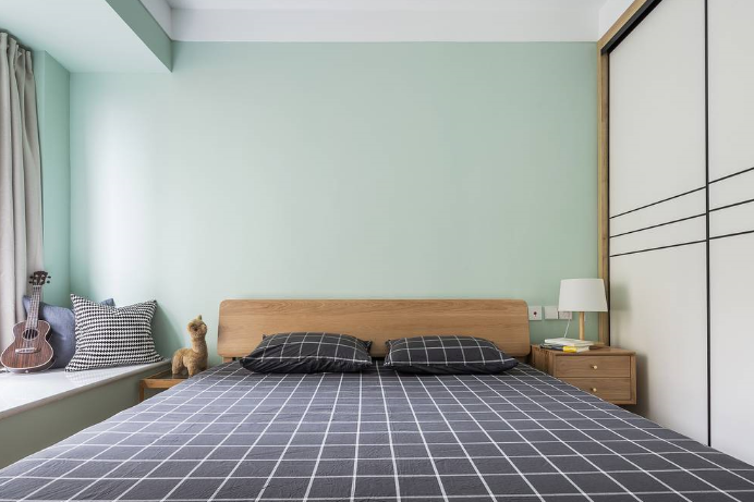 现代风格卧室床装修效果图
