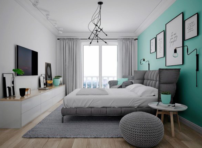 北欧风格公寓卧室装修搭配图