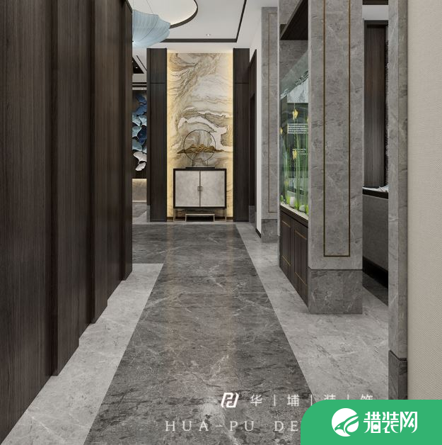 新中式门厅装修效果图